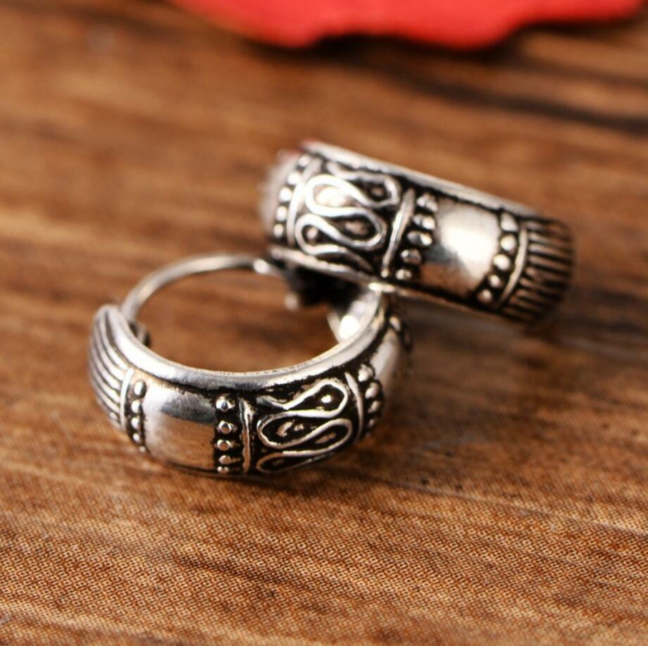 U.S vintage シルバー925 middle hoop ピアス Middle Hoop Pierce (Silver925)（ピアス（両耳用））｜TODAYFUL