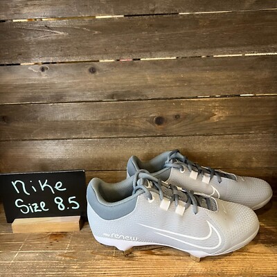 New Womens Nike Renew Hyperdiamond 4 CZ5920-012 Gray Softball Shoes Size 8.5