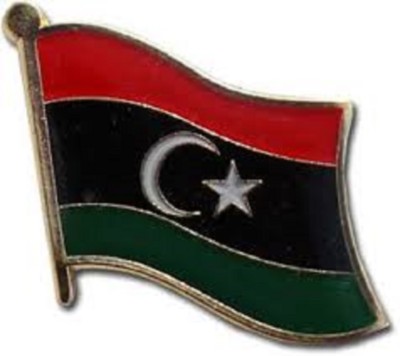 Wholesale Pack of 3 Libya Country Flag Bike Hat Cap lapel Pin 