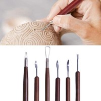 6-Teiliges Modellierwerkzeug Keramik Werkzeug TöPfer Ton Skulptur Sculpting Set