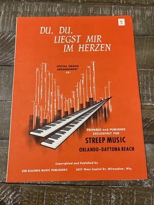Du Du Liegst Mir I m Herzen Sheet Music