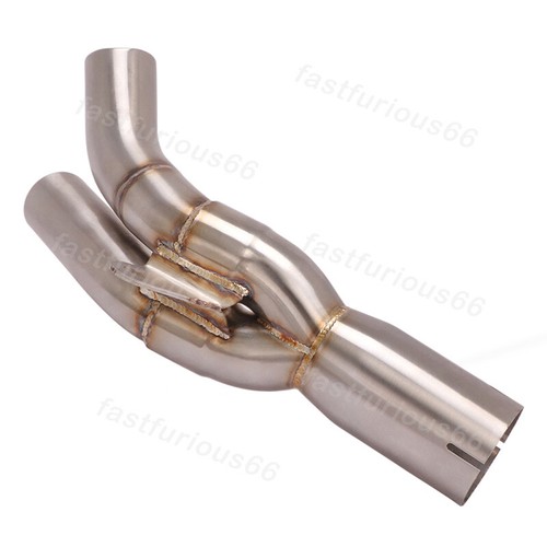 For Yamaha YZFR1 2004-2006 Slip On Mid Exhaust Link Pipe Stock Muffler Tips Tube