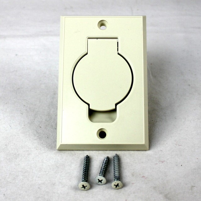 Inlet Outlet Plastic Cover Wall Valve for Central Vacuum Round Door Low
