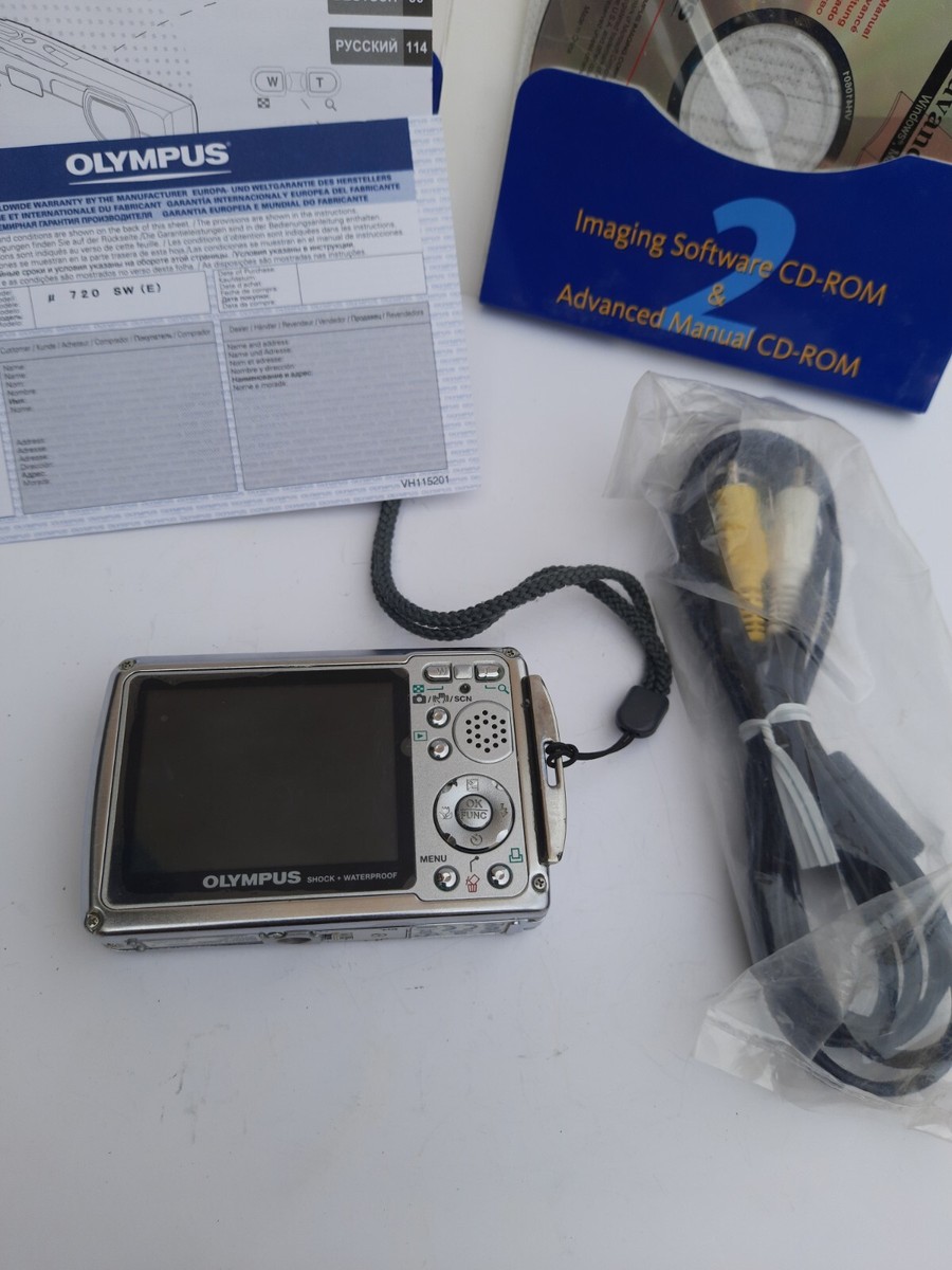 OLYMPUS U720SW Digital Camera,shock+waterproof metal body 7