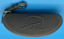 MAUI JIM Sport Sunglasses Semi Hard Case Black Zip CASE ONLY NICE Fast Free Ship