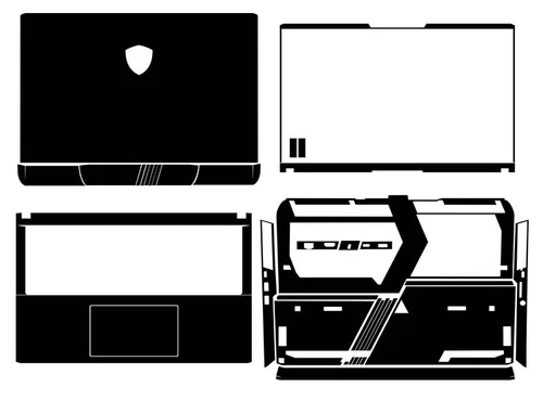 Carbon Vinyl Sticker Skin Cover for MSI Vector 16 HX A14VFG MS-15M2-2 2024