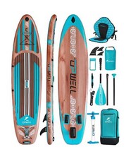 UPWELL 11'2"/11'6" Inflatable Paddle Board, Stand Up Paddle Board for Youth ...