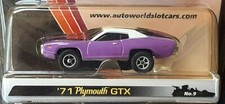 Rare NOS 2007 R 2 Auto World 1971 Plymouth GTX HO Xtraction Slot Car Runs on AFX
