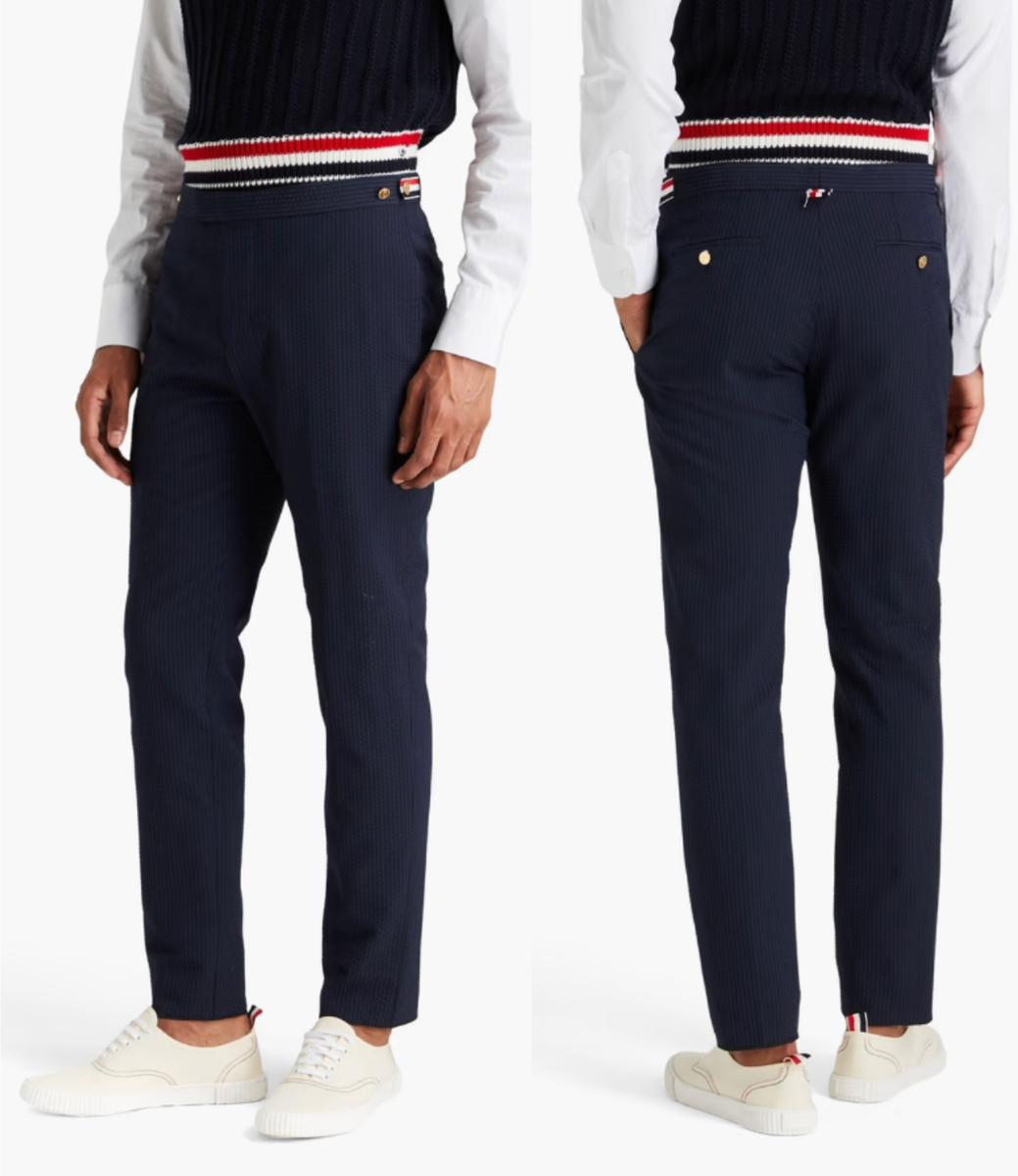 【関税込み】thom browne Wool pants Thom Browne Striped Wool Trousers Pants XS | eBay