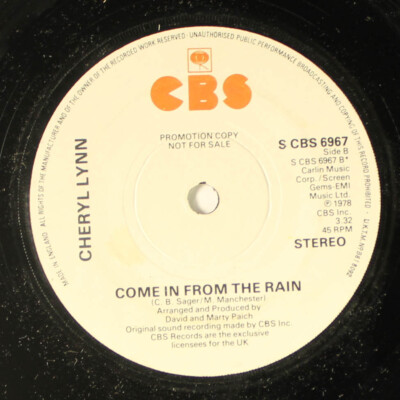 CHERYL LYNN: got to be real / mono CBS 7