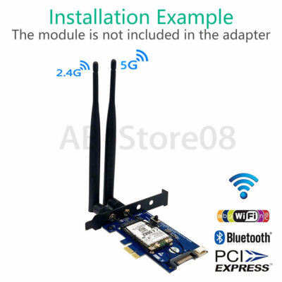 Mini PCI-E PCI Express to PCI-E 1x Adapter With SIM card Slot for WiFi and 3G/4G