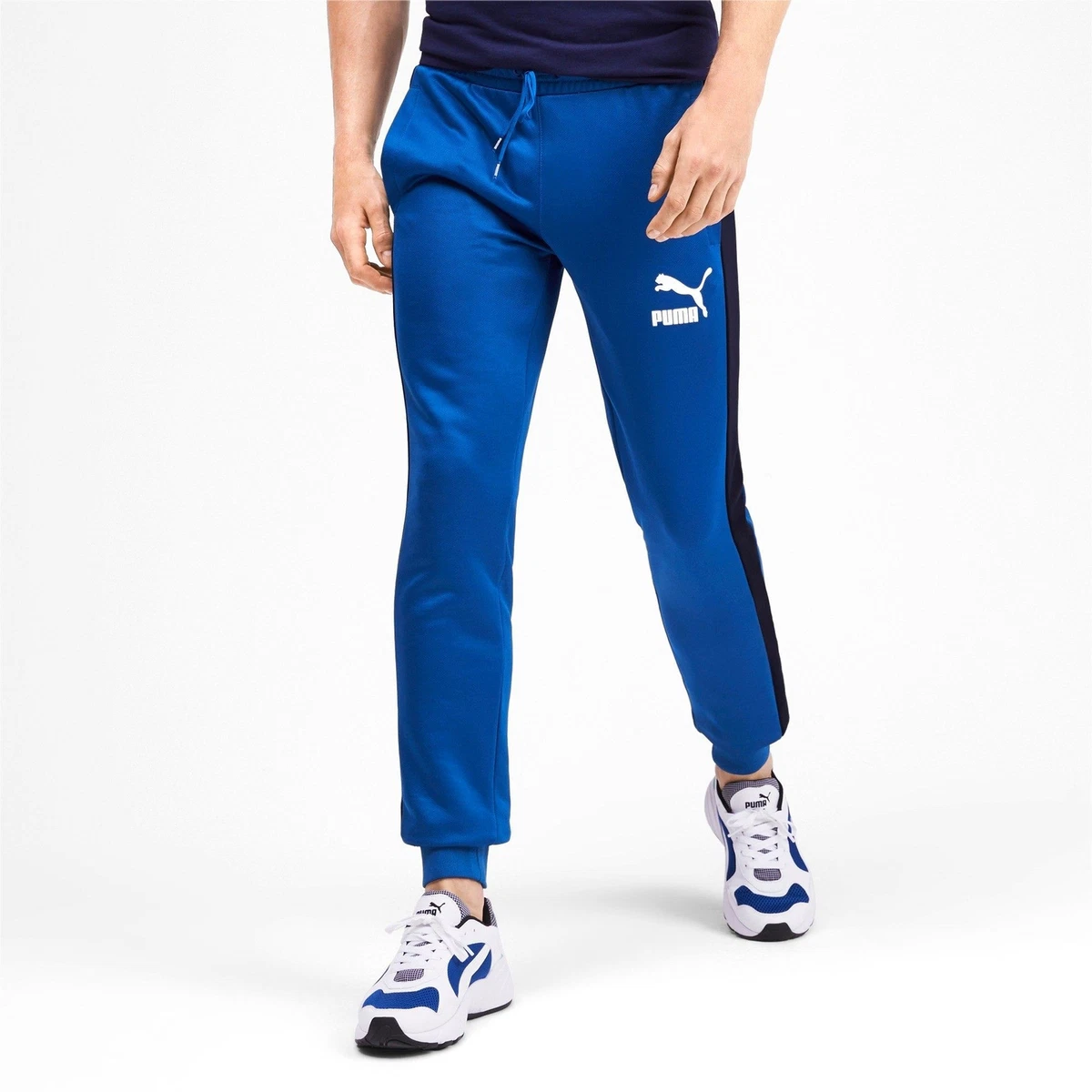 595287 39 Mens Puma ICONIC T7 TRACK PANT CUFF