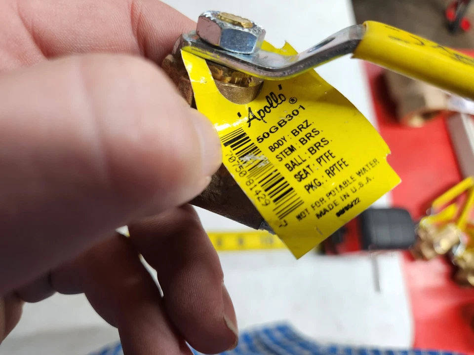 1/2" Apollo Gas Ball Valve Bronze Female NPT Threaded Full Port 50GB301 New - Image 2 of 3