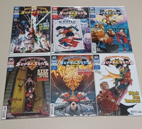 Bonus DC Universe Adventures of the Super Sons #1-6 série partielle plus. PO - Photo 1 sur 7