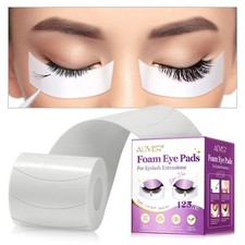Augenpads Pads Wimpernverl&auml;ngerung Eyepads Lashes fusselfrei 125 St&uuml;ck Box