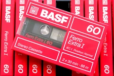 BASF Ferro Extra I 60 Normal Position Type I Blank Audio Cassette - France 1988