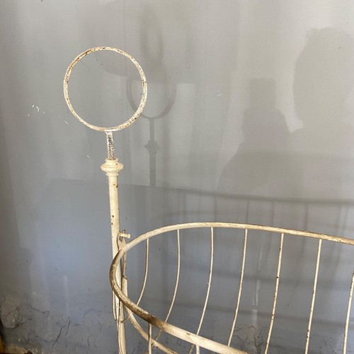 Antica Culla in Ferro Battuto inizio 900 - Foto 3 di 7