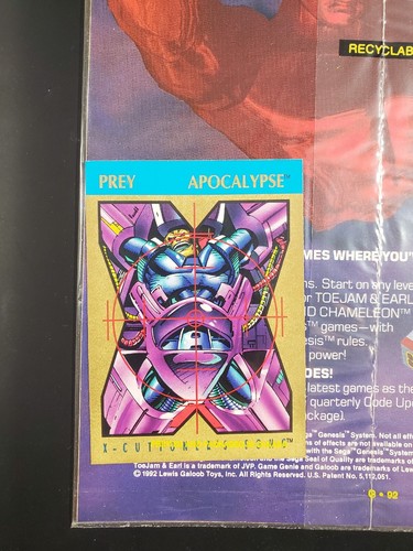 X-men #14 Direct Edition Polybagged Marvel Comics 1992 - Foto 11 di 12
