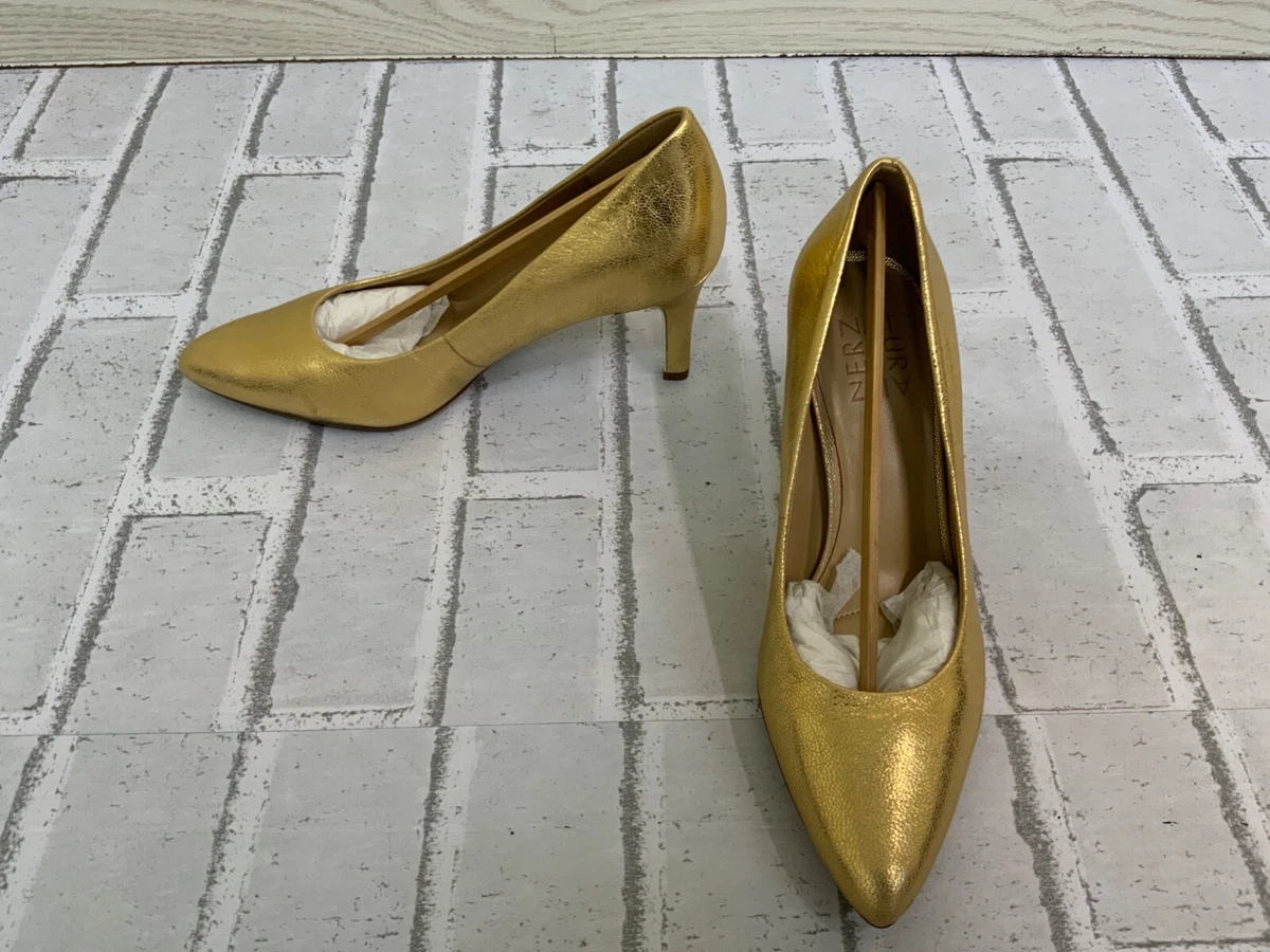 Naturalizer Natalie Pumps Women s Size 6N Gold Metallic NEW eBay