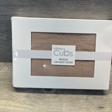 Comfy Cub Muslin Cotton Baby Car Seat Cover Universal Fit Tan Carseat Canopy