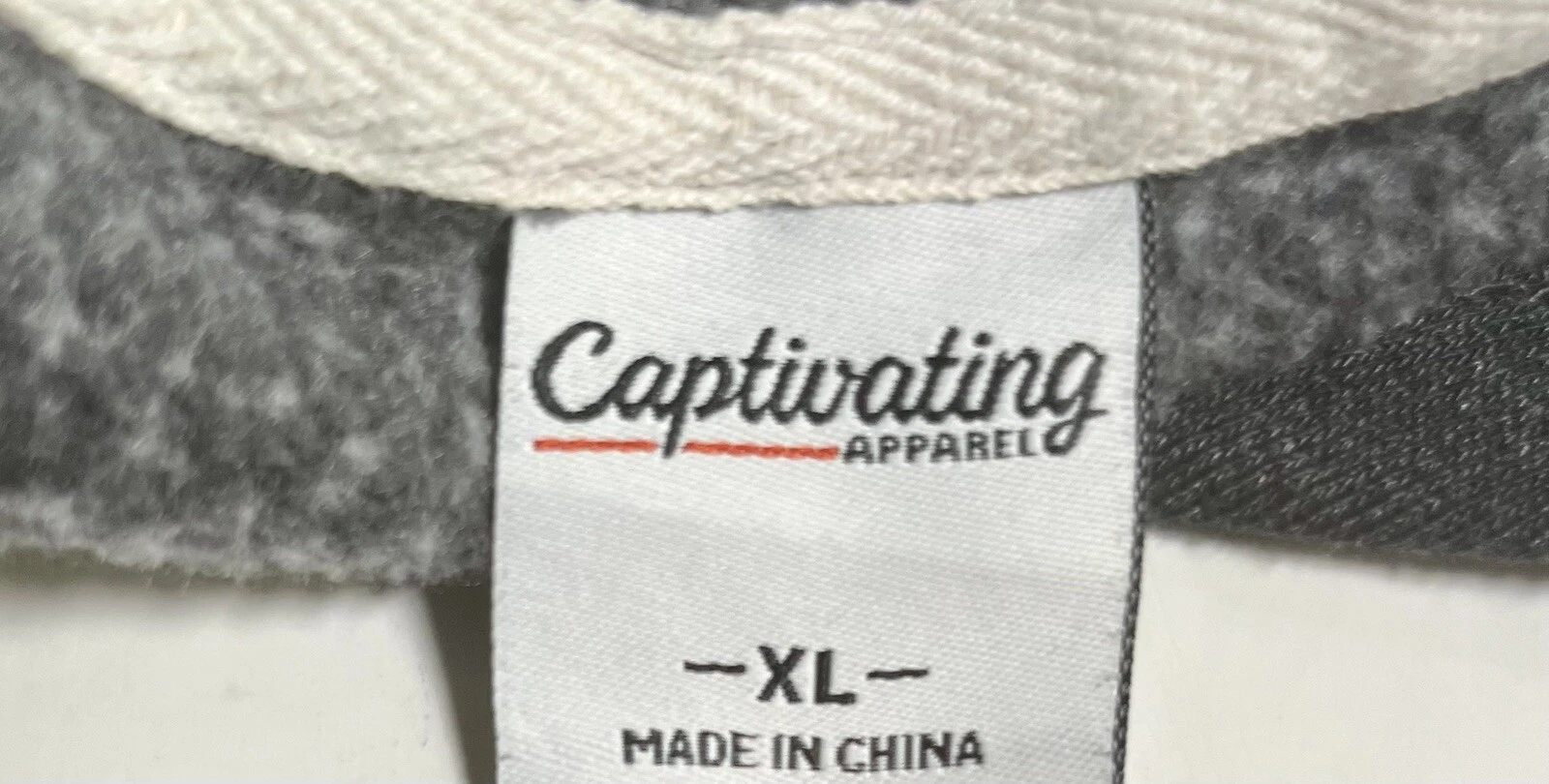 VETEMENTS Felpa con cappuccio LSU Tigers abbigliamento accattivante calcio unisex TG XL grigia Longslv LEGGI