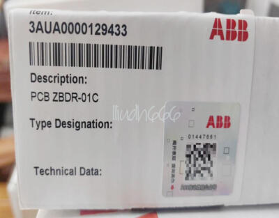 1PC NEW ABB FREQUENCY CONVERTER INTERFACE BOARD ZBDR-01C 3AUA0000129433