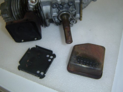 Tecumseh short block AH600, HSK600 crankshaft #290528 2 cycle snow blower - Picture 3 of 4
