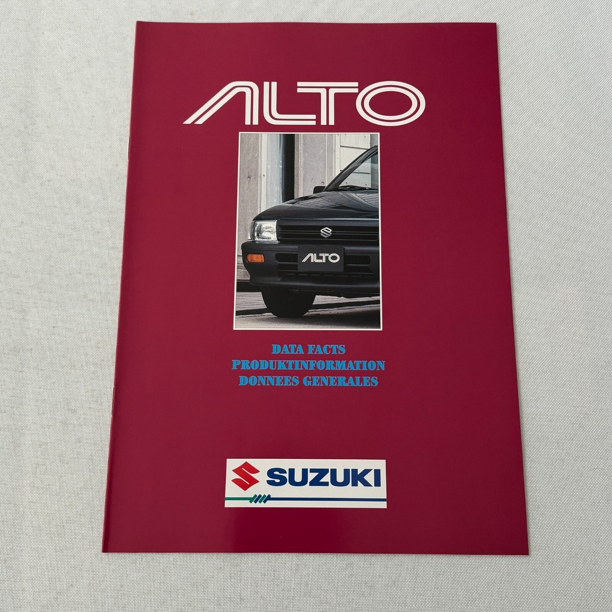 Suzuki Alto Car Press Kit Brochure Catalog Photos European | eBay