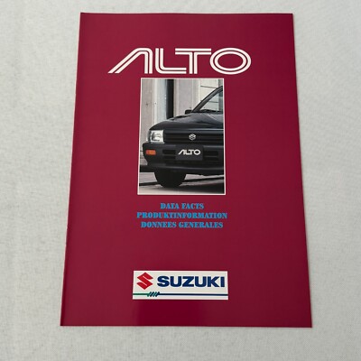 Suzuki Alto Car Press Kit Brochure Catalog Photos European | eBay