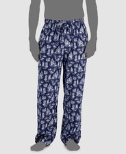  40 Club Room Men's Blue Navy Forest Flannel Pajama Pants Sleepwear Size S