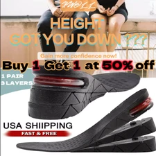 2 Orthotic Shoe Insert for Plantar Fasciitis Flat Feet Arch Support Foam Insole