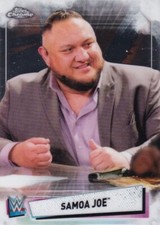 2021 Topps Chrome WWE Card #39 Samoa Joe