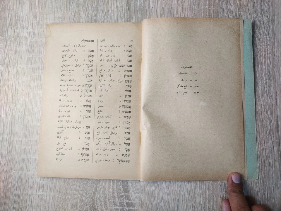 Arabic Hebrew grammar dictionary القاموس العبري العملي في قواعد اللغة العبرية - Image 4 of 4