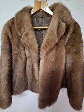 Nerz Jacke Damen, hellbraun, ca. 60 cm lang, ...