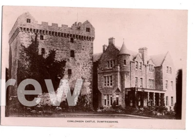 Comlongon Castle Clarencefield Dumfriesshire J Maxwell pre 1914 RPPC Postcard - Image 1 of 2
