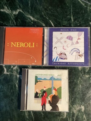Brian Eno Neroli Thursday Afternoon Another Green World CD Lot