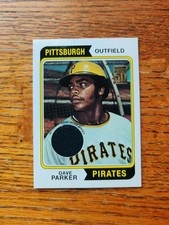 2001 Topps 1974 Style Dave Parker RC Pirates Jersey Card. Serial.