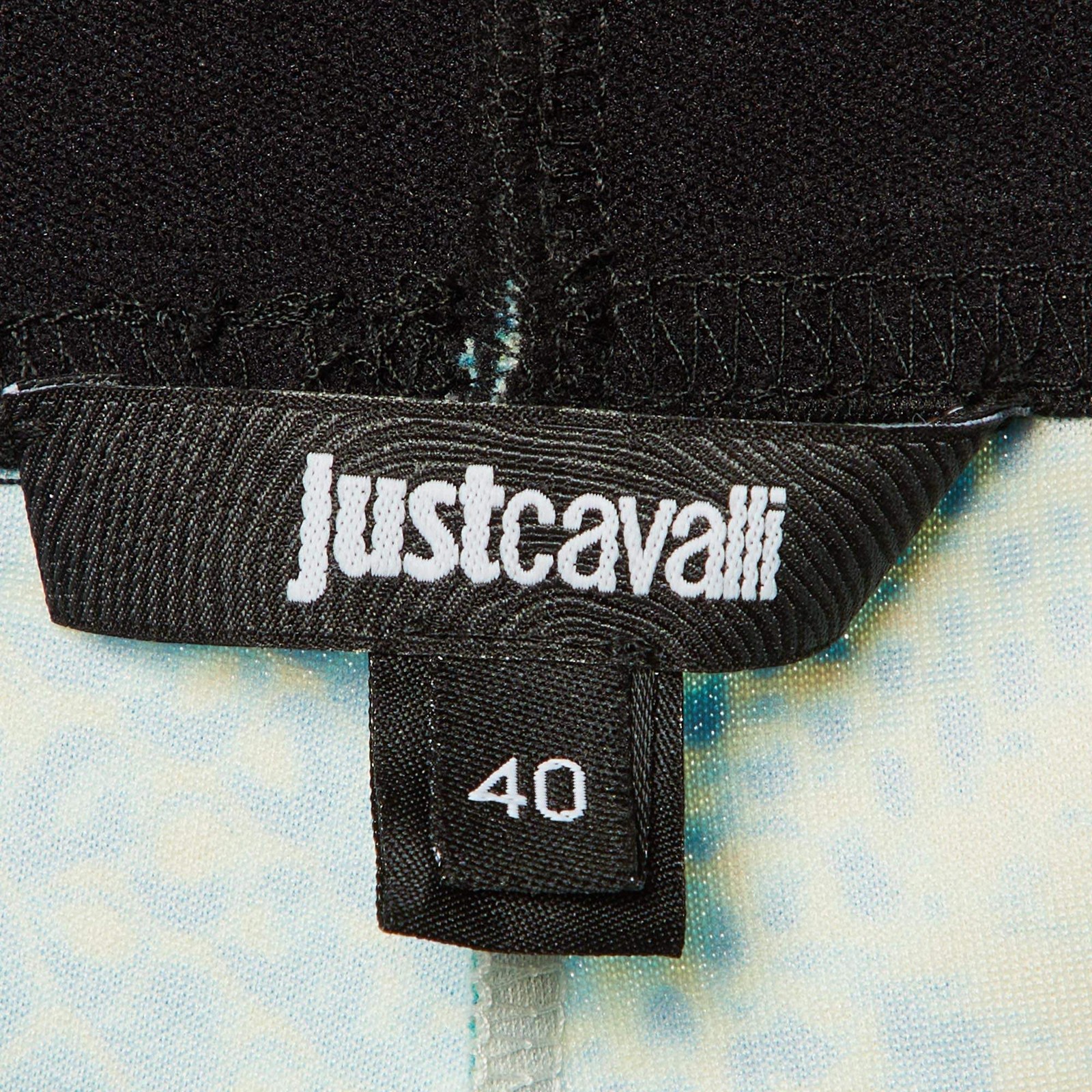 Just Cavalli Multicolor Python Printed Jersey Leg… - image 6