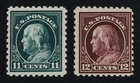 CKStamps: US Stamps Collection Scott#434 Franklin Mint NH OG #435 Mint H OG
