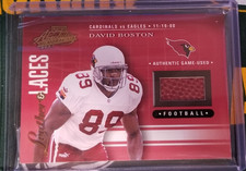 2001 Absolute Memorabilia David Boston Leather and Laces Insert #LL1 528/825