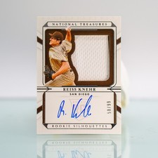 Reiss Knehr 2022 National Treasures Auto Relic Patch Rookie 58/99 RPA  Padres