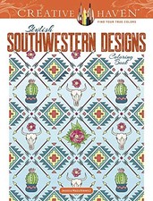 Image of Creative Haven Stylish Southwestern Designs Coloring Book Jessic