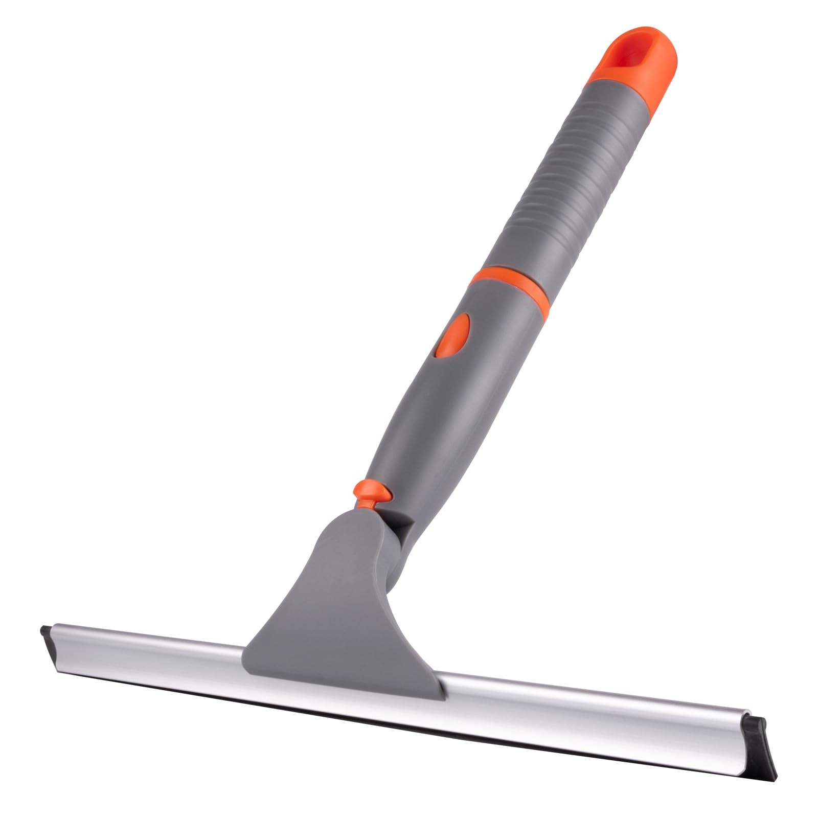 Shower Squeegee for Glass Doors All-Purpose Anti-Slip Window with 2 Blades