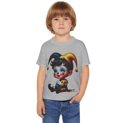 Toddler T Shirt Kids Girl Boys Funny Clown Gift present Cotton Size 2-6T - - Picture 12 of 29