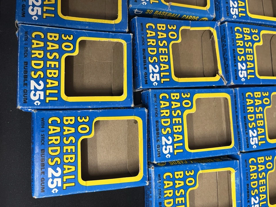 1971 Topps Baseball Empty Cello Pack Boxes (see Description) - Image 4 of 4