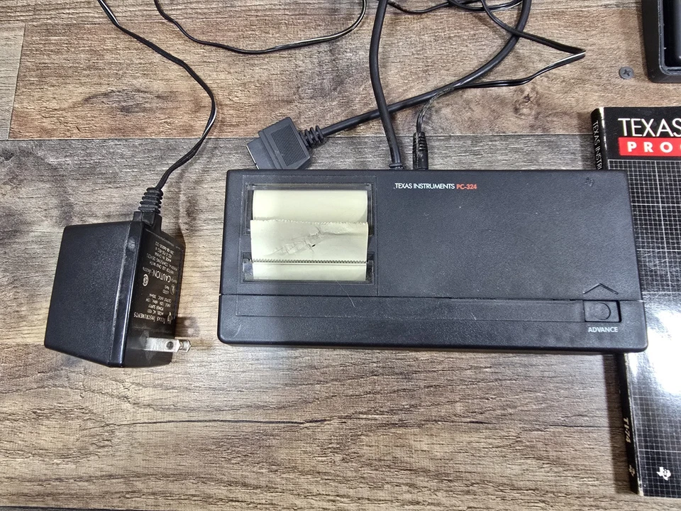 Texas Instruments TI-74 BASICALC Calculator w Case Tested w PC324 Printer - Image 2 of 4