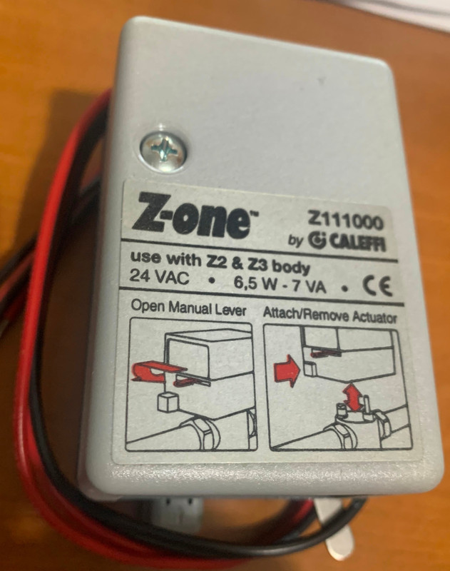 !!! @@@ NEW in Original Box (Never Used) Caleffi z111000 zone valve actuator