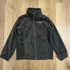 Columbia Boys' Steens Mountain II Kids Fleece Jacket Dark Gray Size XS 6-7 Years