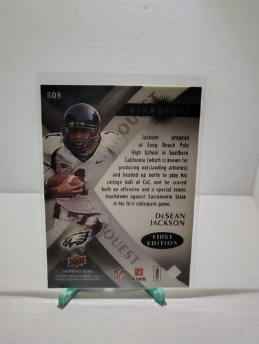 2008 Upper Deck DeSean Jackson Starquest Rookie SQ9 - Picture 2 of 2