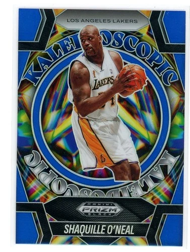 2024-25 Panini Prizm Black Shaquille O'Neal Kaleidoscopic Blue Prizm /199 (GN)